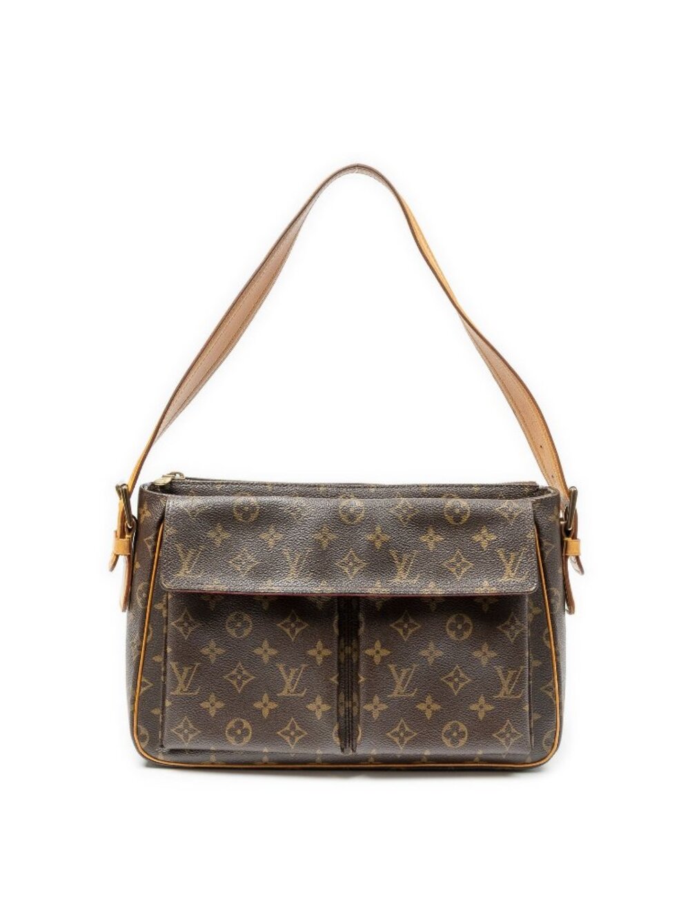 Louis Vuitton Viva City Brown Monogram Canvas Shoulder Bag